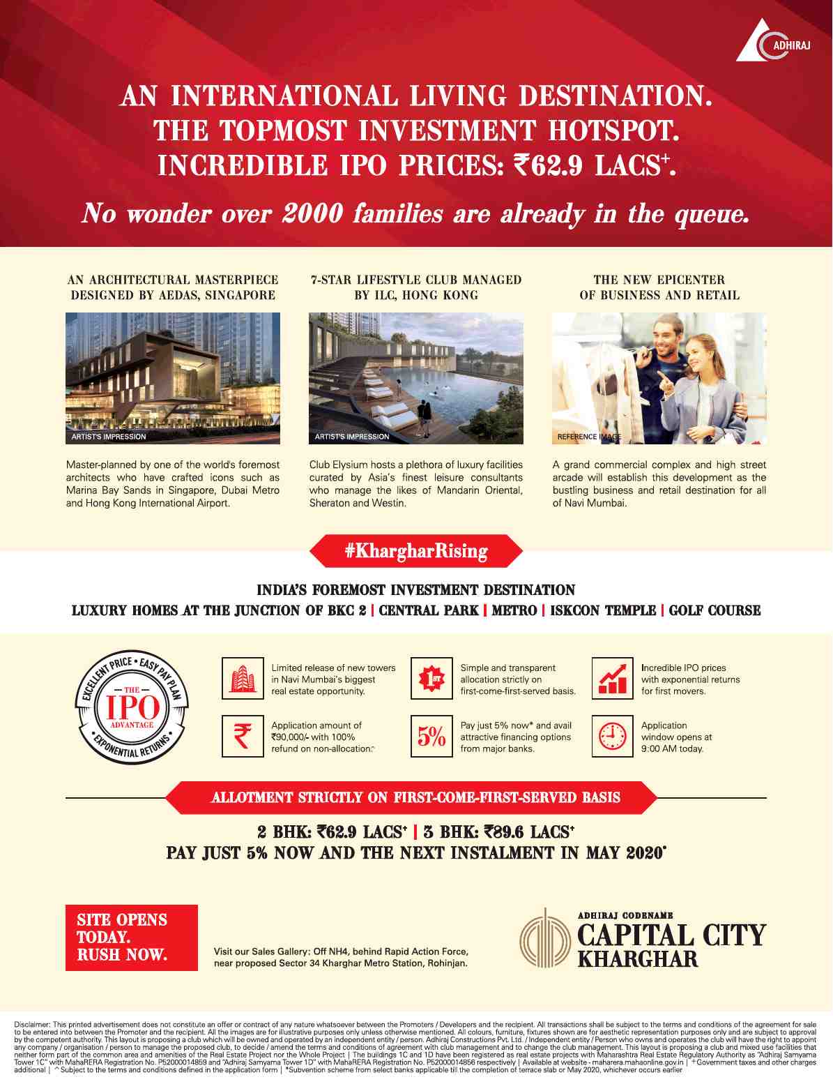 Enjoy your stay at international living destination at Adhiraj Capital City in Navi Mumbai Update